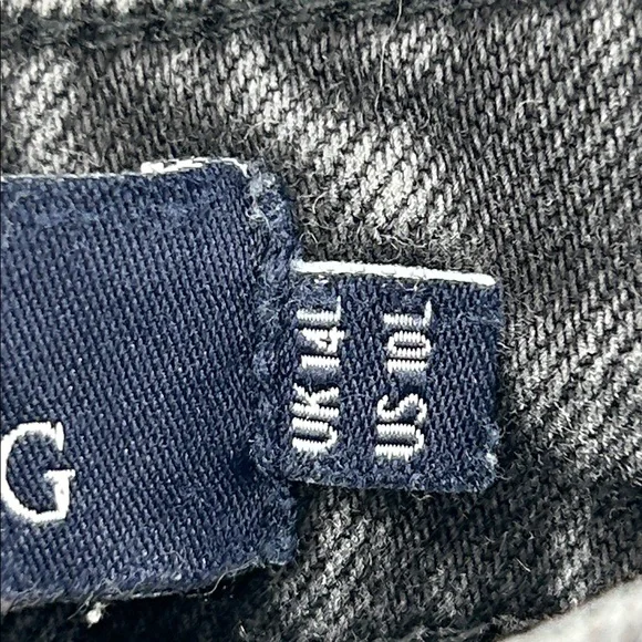 Boden Black Sailor Wide Leg Jeans Size 10 LONG - Picture 6 of 9